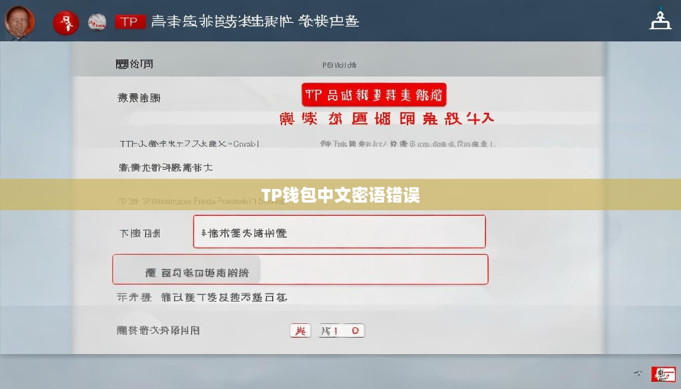 TP钱包中文密语错误